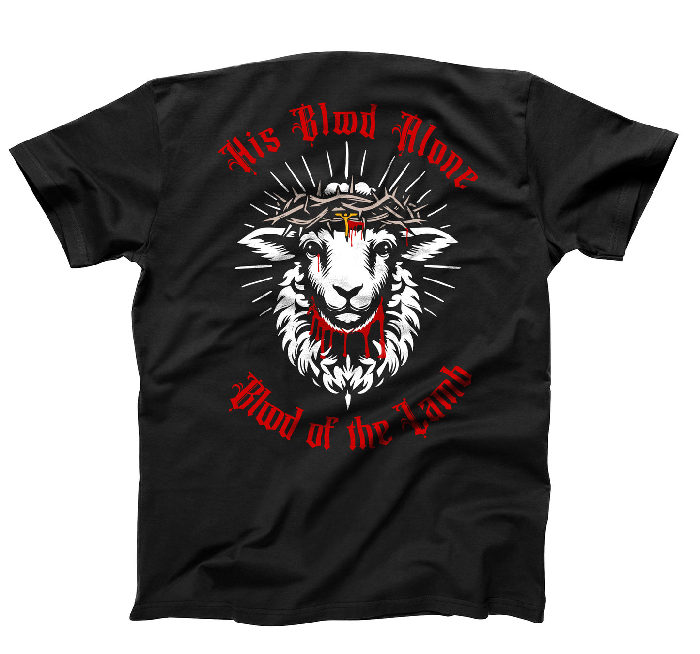Blood Of The Lamb - Heavy Tee Black